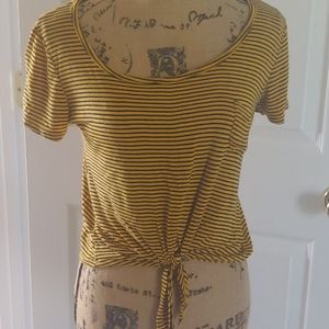 Slouchy Stripped Tie T-shirt Size M